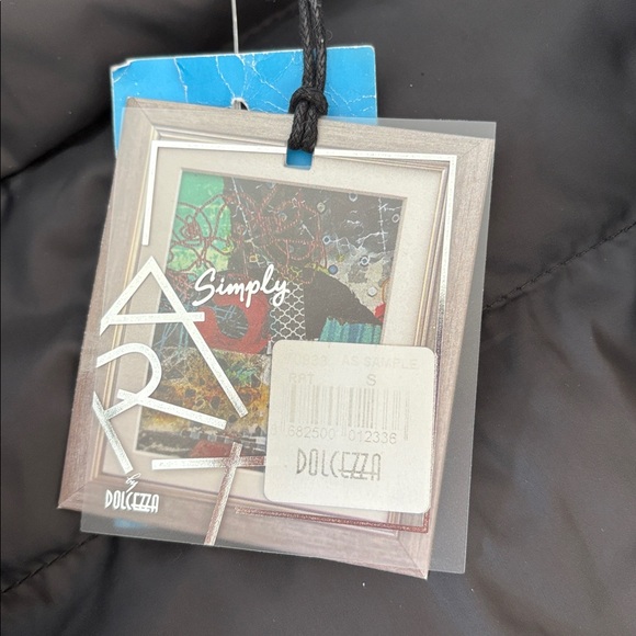 Simply Art by Dolcezza NWT artsy light quilted paffer jacket size S. - Picture 10 of 14